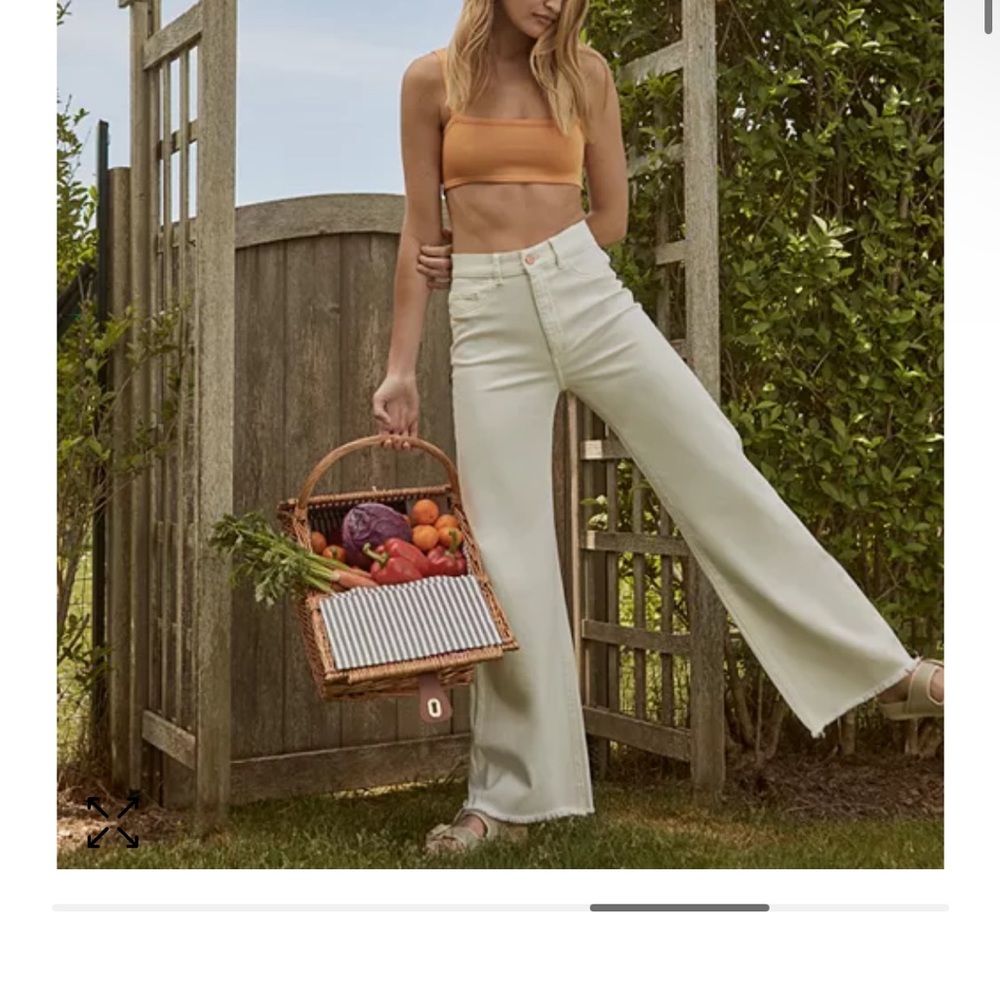 DL1961 hepburn jean NWT eggshell